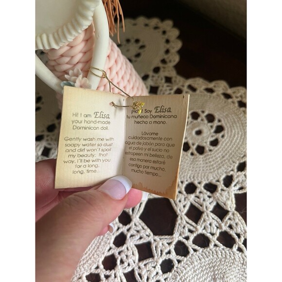 Vintage Dominican Republic Faceless Figurine Elisa - Picture 3 of 8